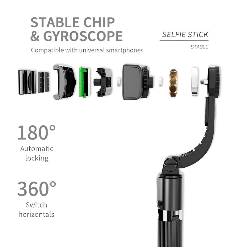 L08 Tripod Handheld Gimbal Stabilizer Selfie Stick