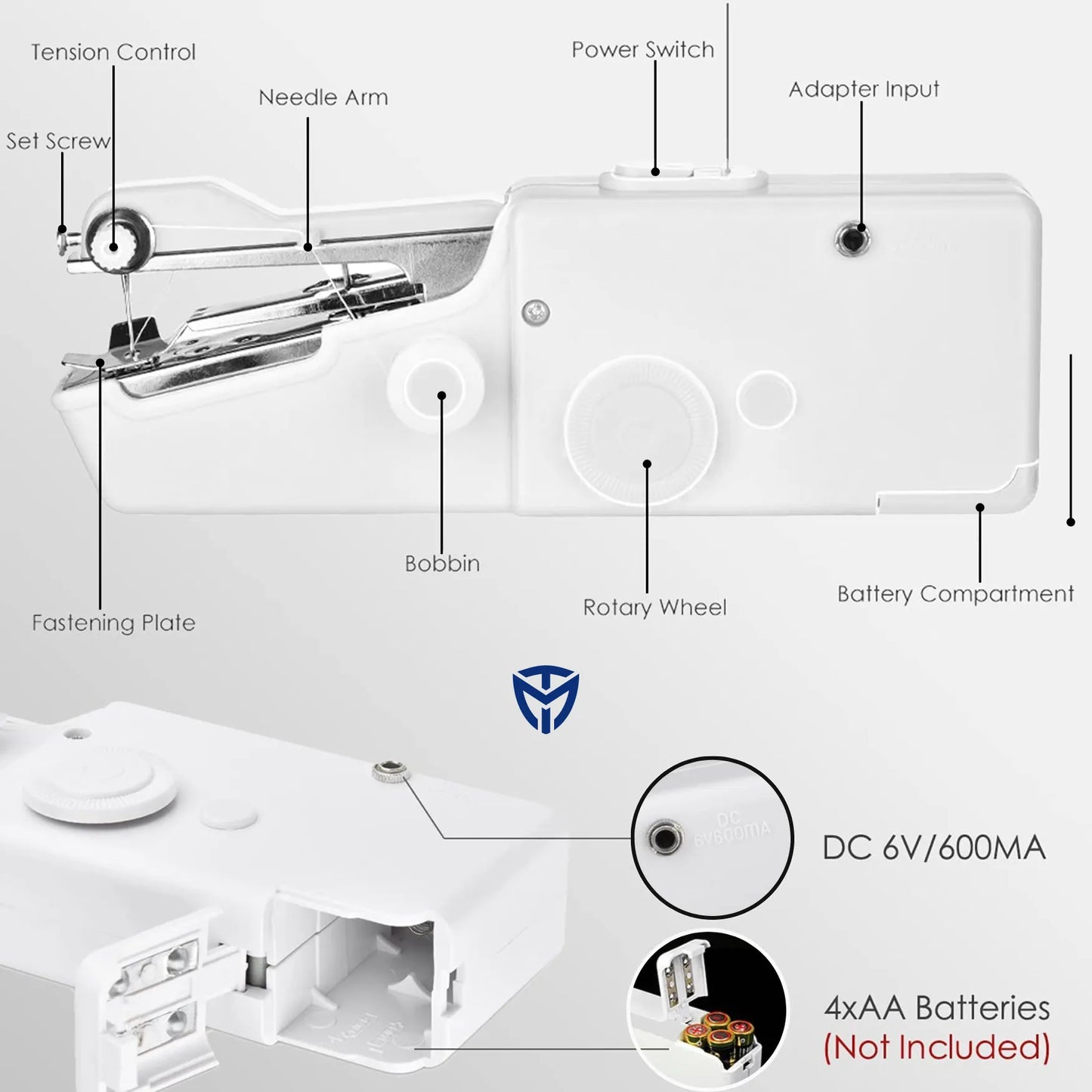 Mini Portable Handy Handheld Sewing Machine