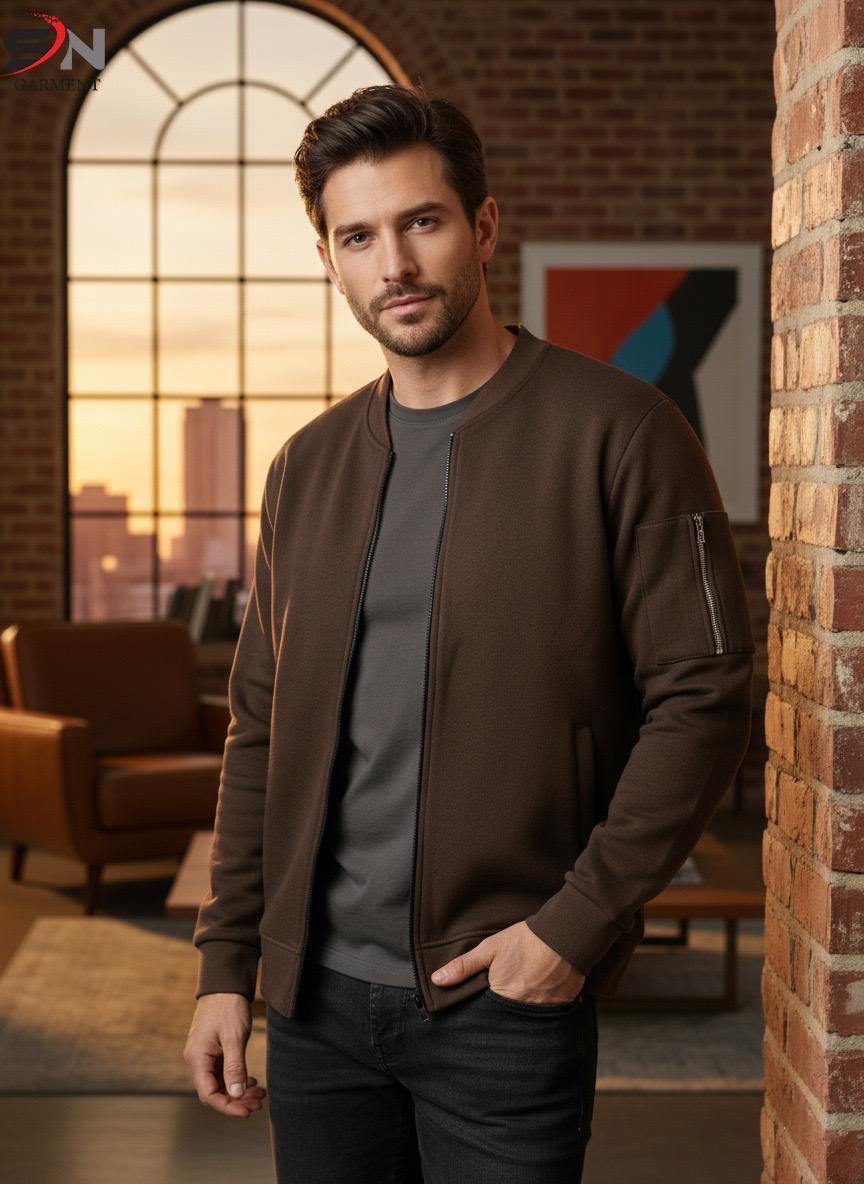 Men's zip style Bomber Jacket
