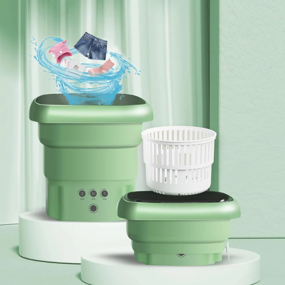 Foldable Mini Washing Machine – Portable, Space-Saving Laundry Helper