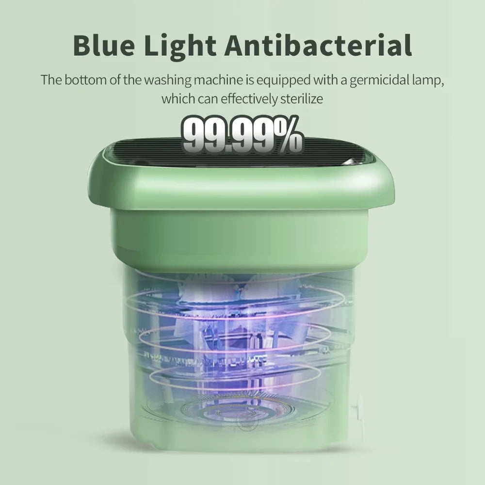 Foldable Mini Washing Machine – Portable, Space-Saving Laundry Helper
