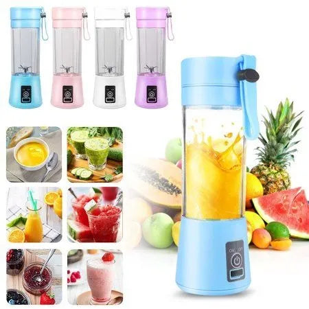 Rechargeable Portable Mini Blender – 6-Blade High-Speed Juicer