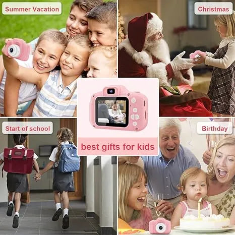 HD Digital Kids Camera with Fun Modes, Rechargeable Battery & Durable Child-Friendly Design