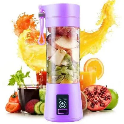 Rechargeable Portable Mini Blender – 6-Blade High-Speed Juicer
