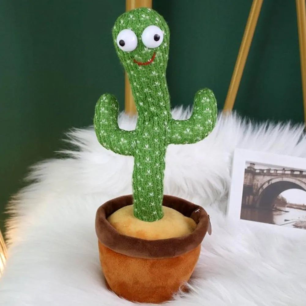 Dancing Cactus Plush Toy – Electronic Singing & Shaking Toy for Kids