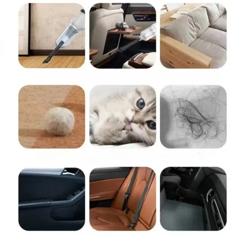 Portable Vacuum Cleaner – 3-in-1 USB Charging Strong Suction – For Car, Home & Desktop – Compact Dust Remover