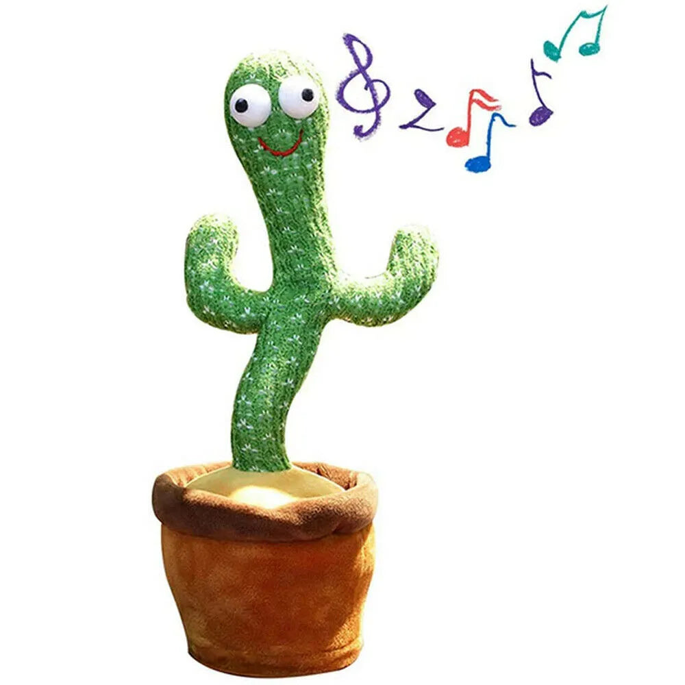 Dancing Cactus Plush Toy – Electronic Singing & Shaking Toy for Kids