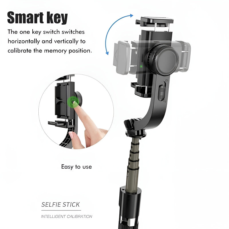 L08 Tripod Handheld Gimbal Stabilizer Selfie Stick