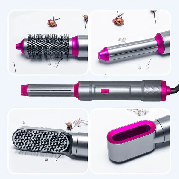 5-in-1 Hair Dryer & Styler Brush