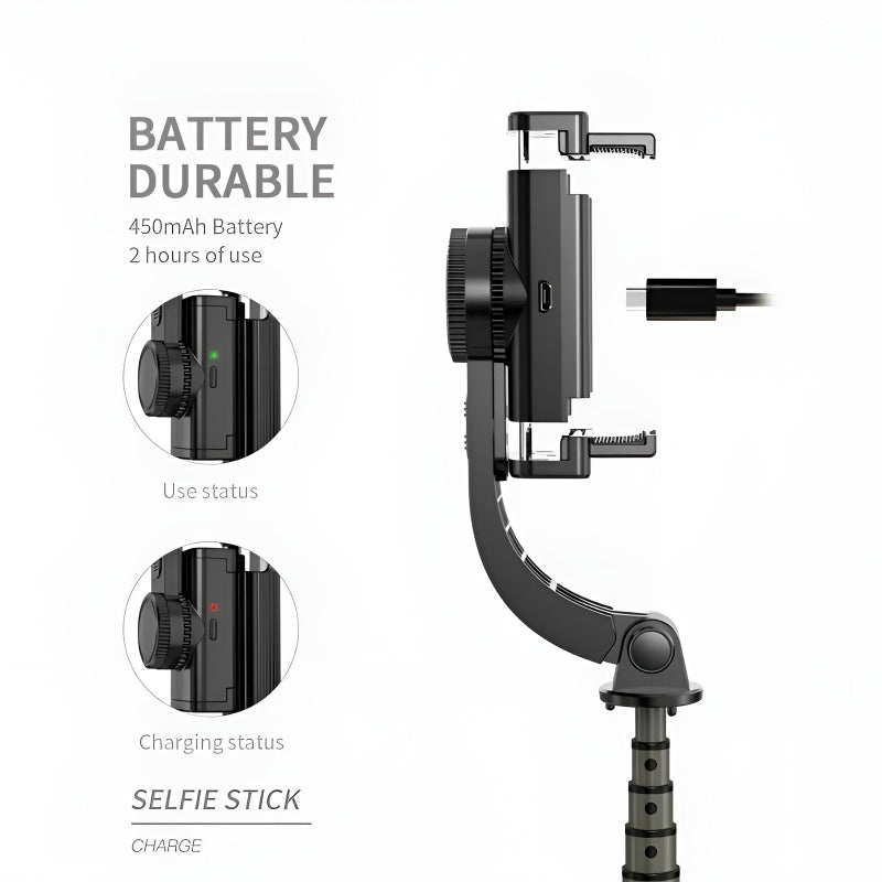 L08 Tripod Handheld Gimbal Stabilizer Selfie Stick