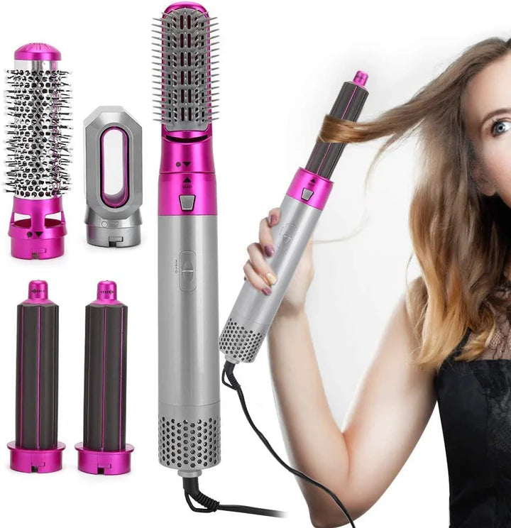 5-in-1 Hair Dryer & Styler Brush