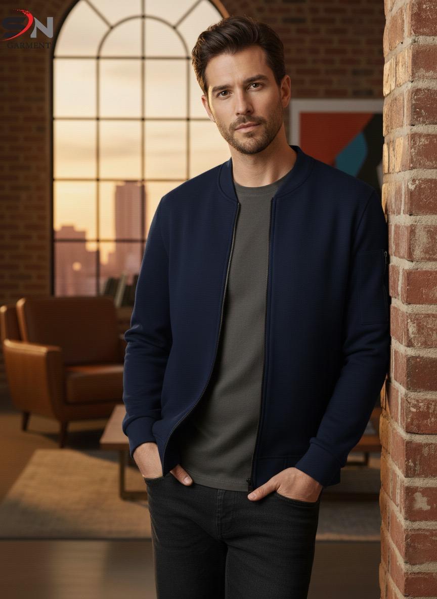 Men's zip style Bomber Jacket
