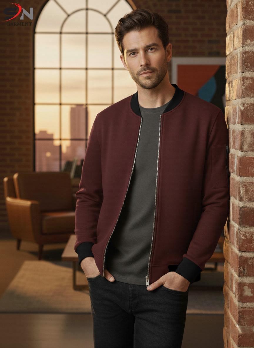 Men's zip style Bomber Jacket