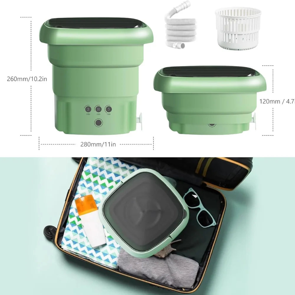 Foldable Mini Washing Machine – Portable, Space-Saving Laundry Helper