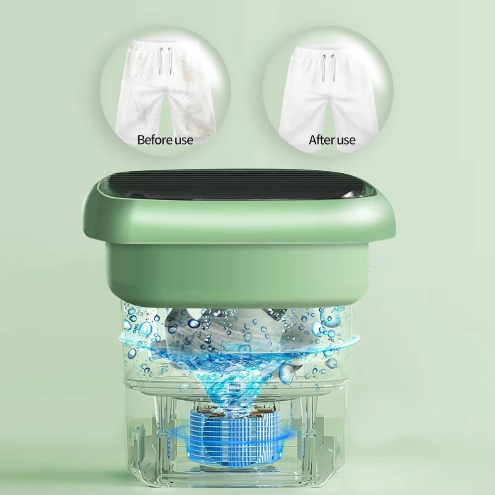 Foldable Mini Washing Machine – Portable, Space-Saving Laundry Helper