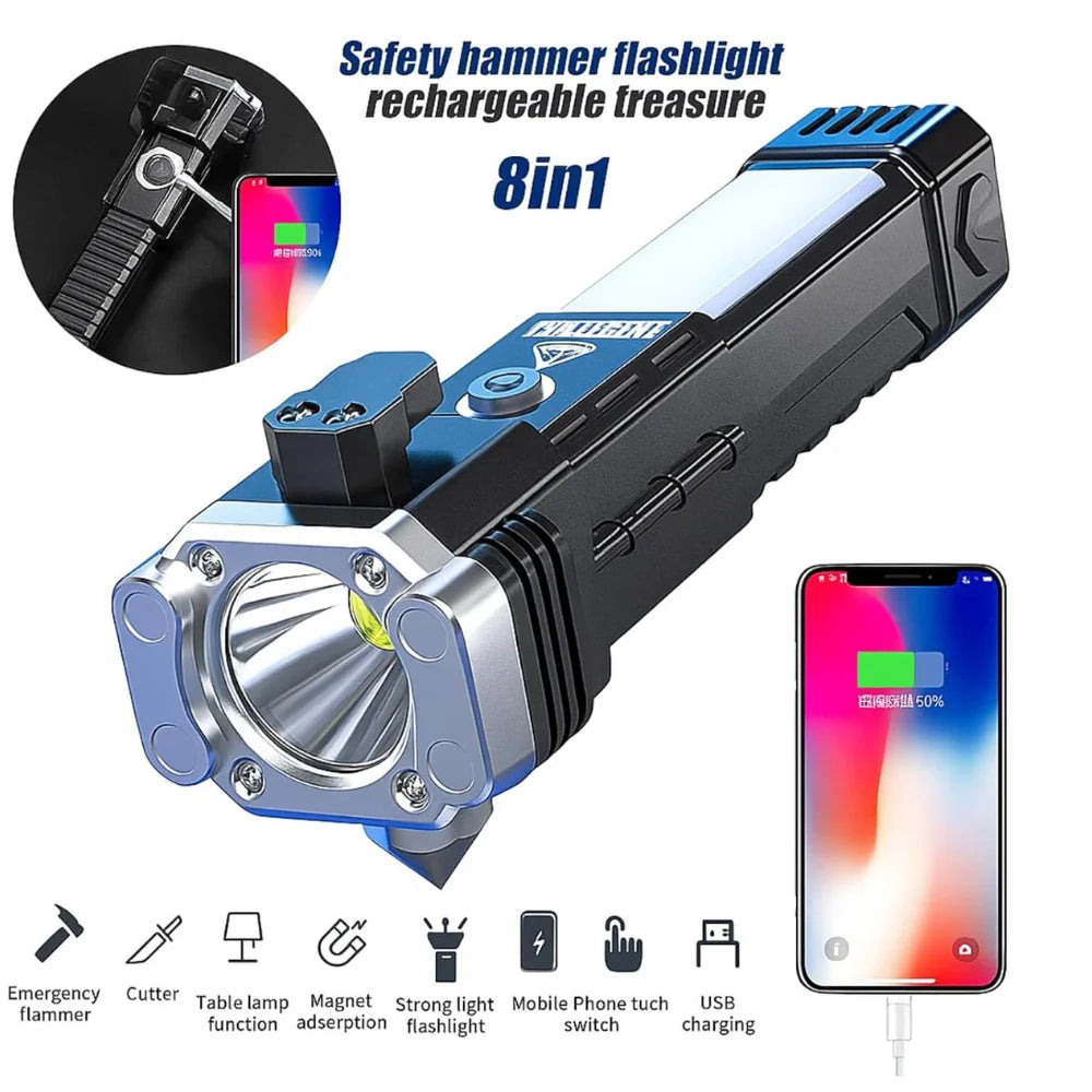 Rechargeable Multifunctional LED Torch