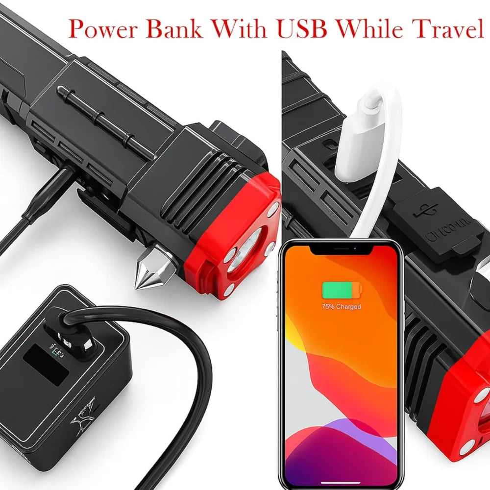 Rechargeable Multifunctional LED Torch