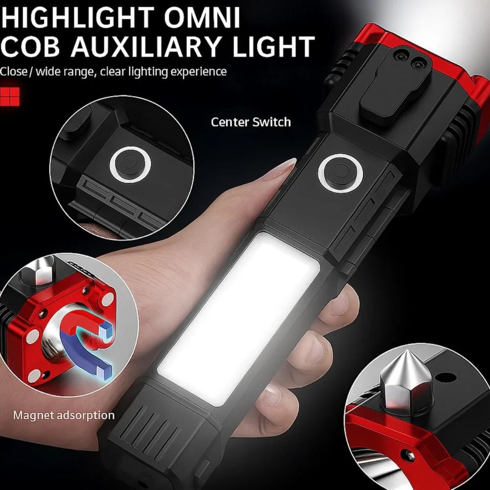 Rechargeable Multifunctional LED Torch