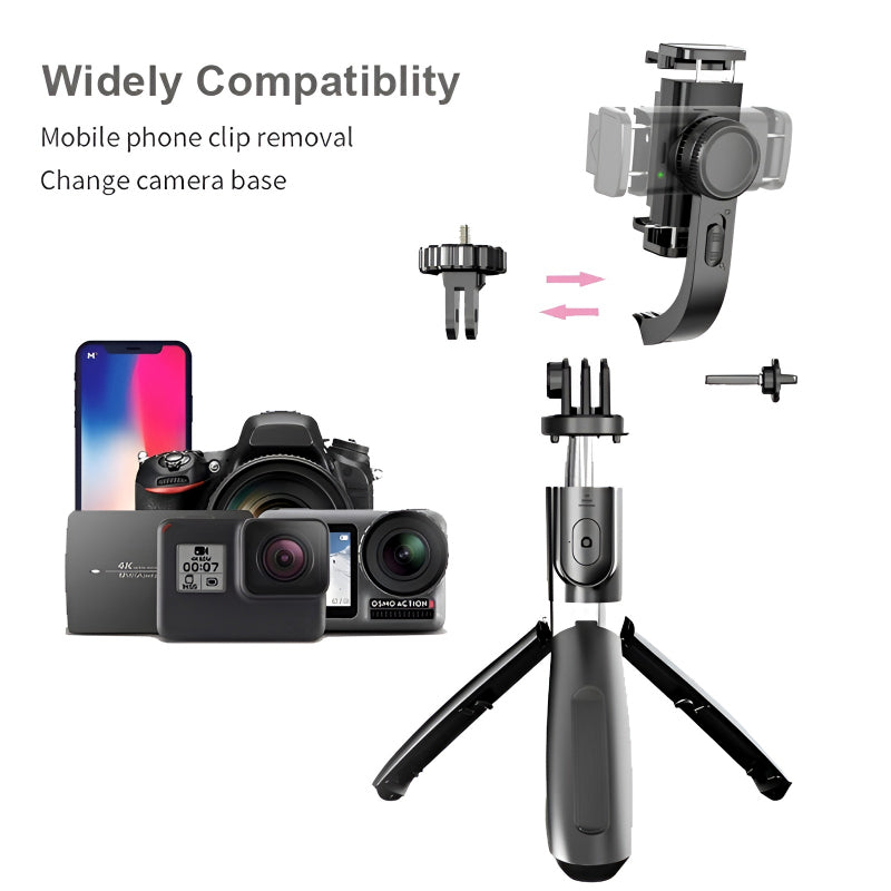 L08 Tripod Handheld Gimbal Stabilizer Selfie Stick