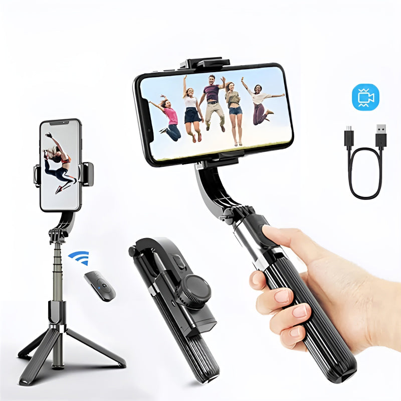 L08 Tripod Handheld Gimbal Stabilizer Selfie Stick
