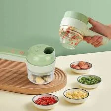 Rechargeable 4 In 1 Electric Vegetable Cutter