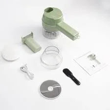 Rechargeable 4 In 1 Electric Vegetable Cutter
