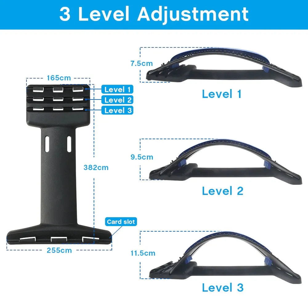 Adjustable Lumbar Support Back Stretcher