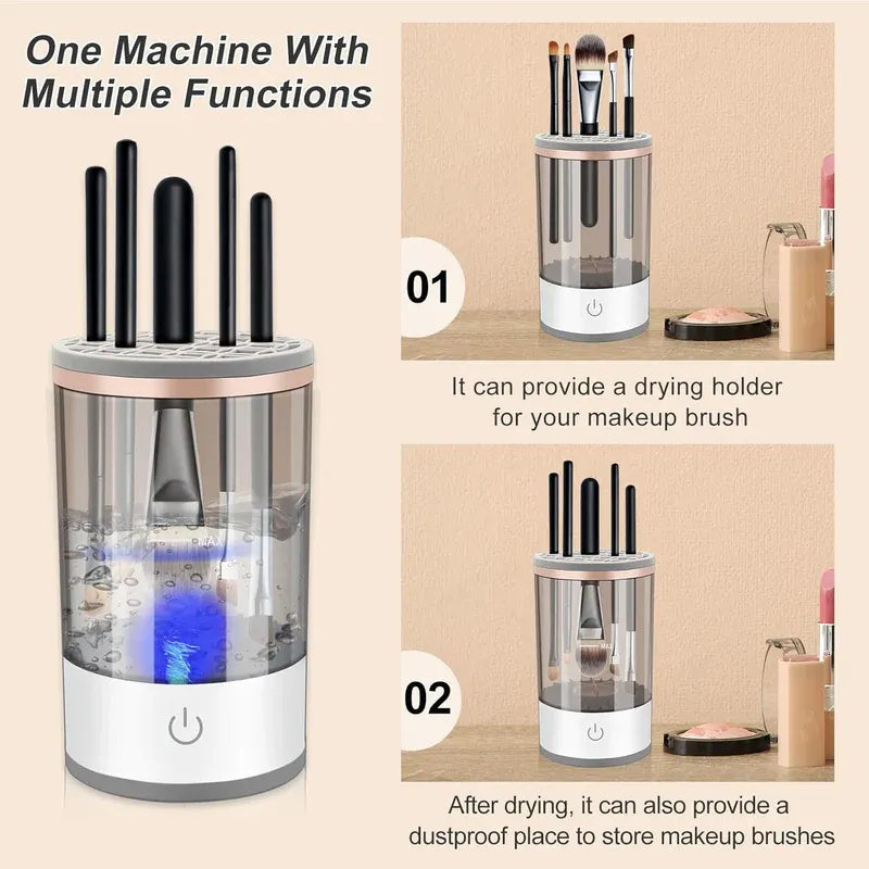 Portable Electric Makeup Brush Cleaner