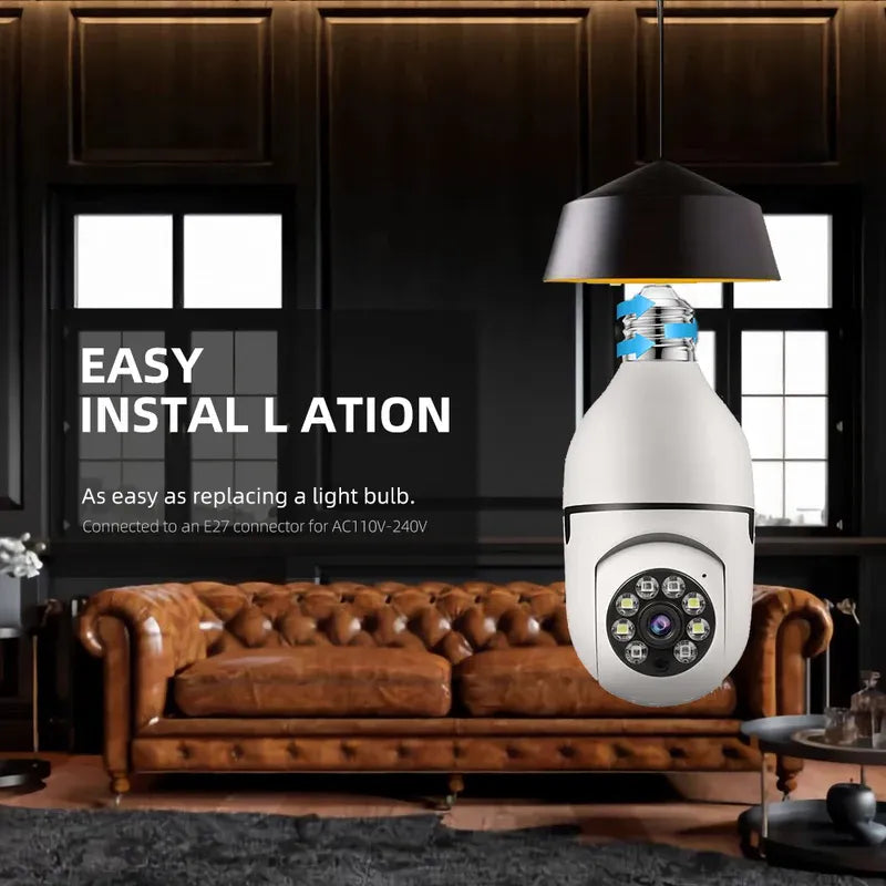V380 Full HD 1080P Wireless LED IP Bulb Camera
