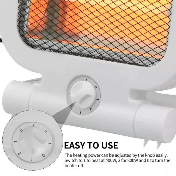 Electric Room Heater (400W / 800W) | Electric Heater With Safety Switch | Energy Saving