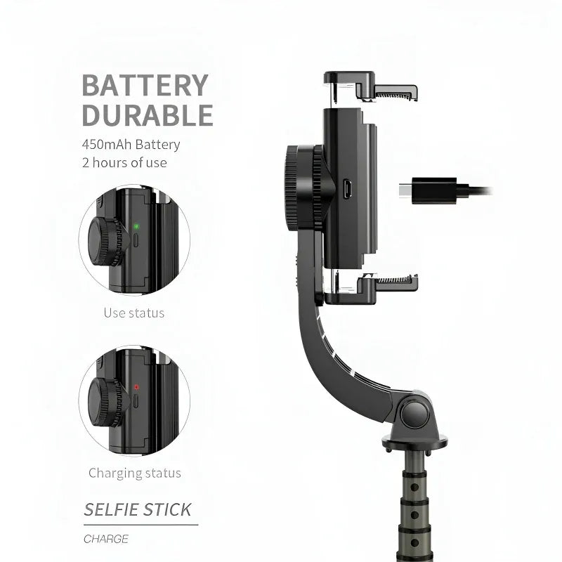 L08 Tripod Handheld Gimbal Stabilizer Selfie Stick