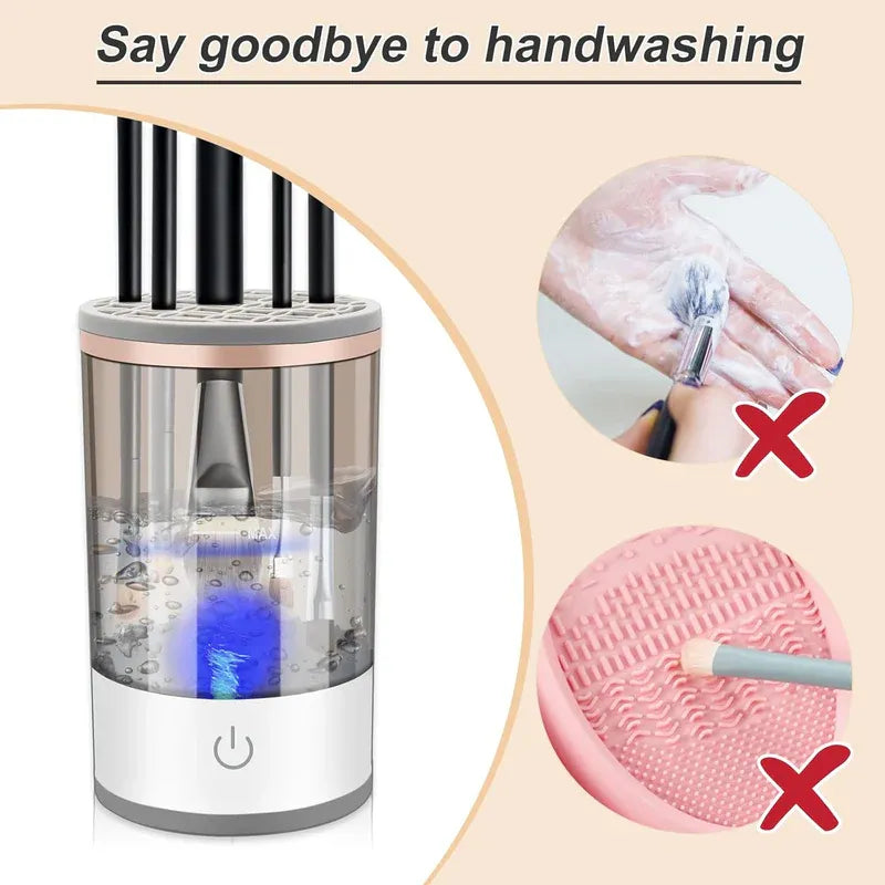 Portable Electric Makeup Brush Cleaner
