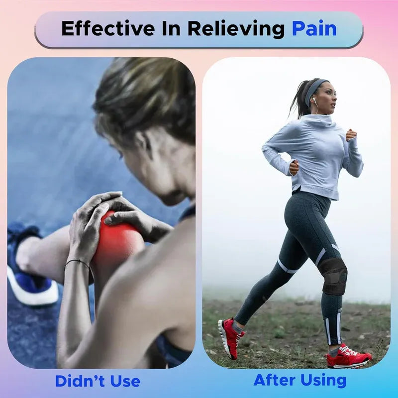 Adjustable Knee Cap Support – Compression Knee Brace with Open Patella & Dual Springs