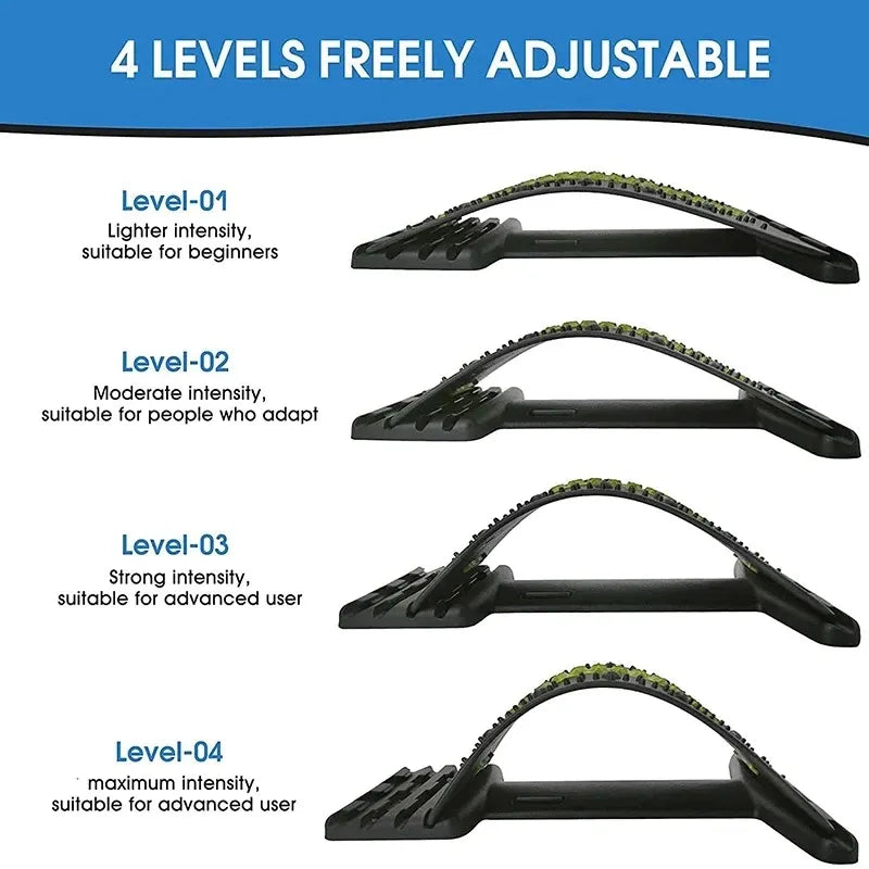 Adjustable Lumbar Support Back Stretcher