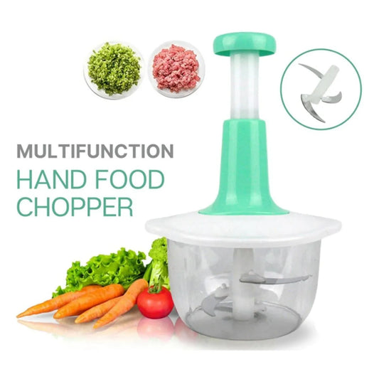 Manual Hand Chopper |Heavy-Duty Stainless Steel Blade for Vegetables, Meat & Fruits | Fast, Safe & Easy