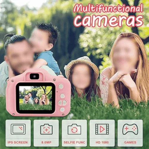 HD Digital Kids Camera with Fun Modes, Rechargeable Battery & Durable Child-Friendly Design