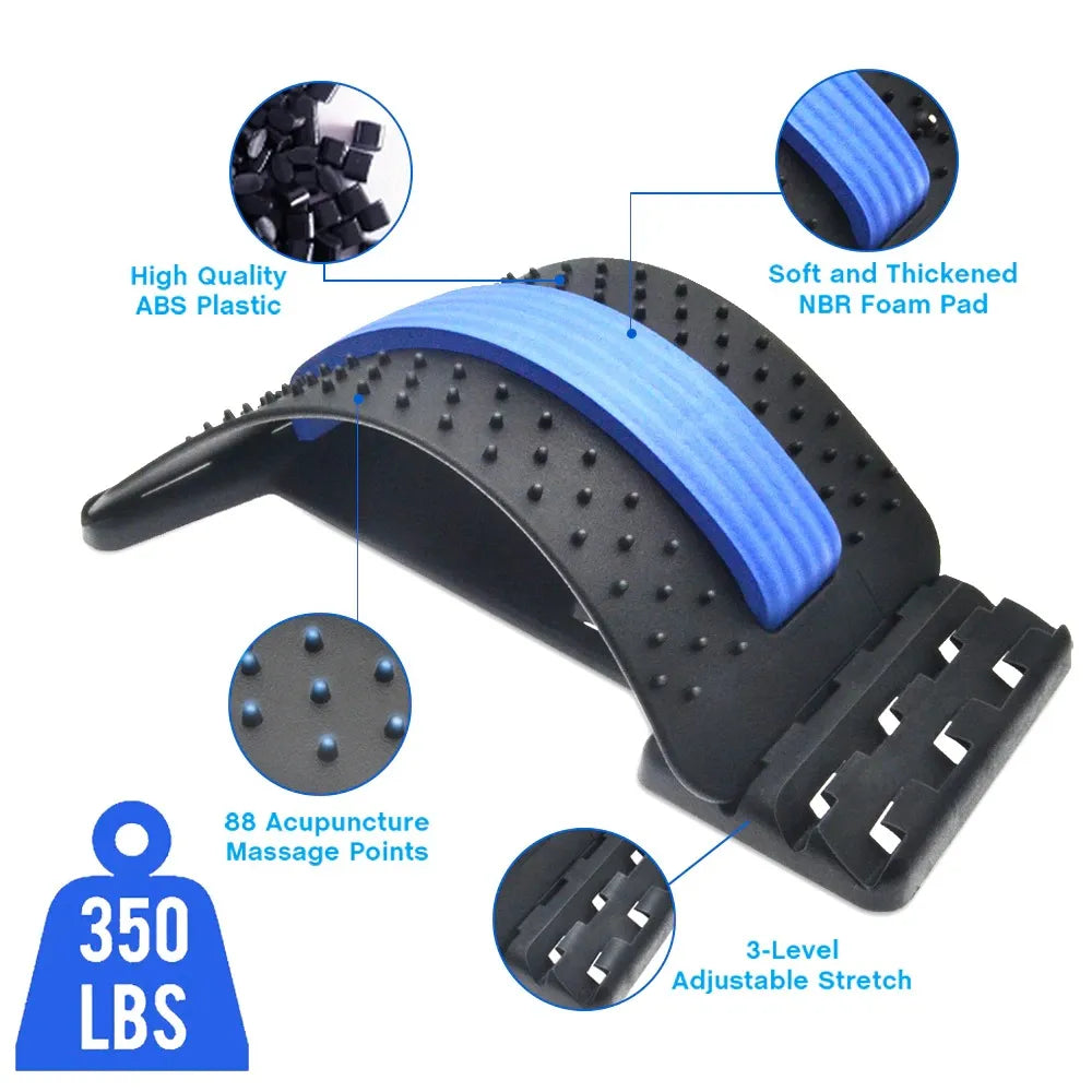 Adjustable Lumbar Support Back Stretcher