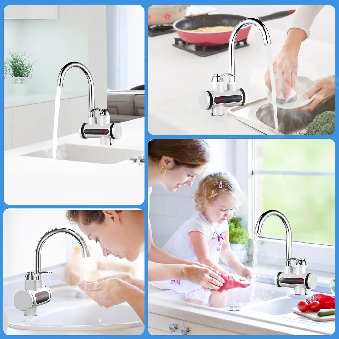 Instant Hot Water Tap – Electric Instant Heating Water Heater Faucet